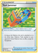 A Pokémon trading card titled "Tool Jammer (136/163)" from the Pokémon Sword & Shield: Battle Styles series with a holographic border. It depicts an orange and blue gadget with a green screen and red wiring. Text explains that this Trainer Item card is a Pokémon Tool that negates effects of other Pokémon Tools attached to the opponent’s Active Pokémon.
