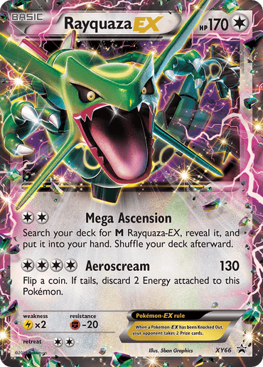 Rayquaza EX (XY66) [XY: Black Star Promos]