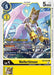 An image of the Digimon trading card "Nefertimon [BT9-037] [X Record Pre-Release Promos]." The card displays Nefertimon, a winged, cat-like Holy Beast adorned in golden armor. It has 5000 DP and is Level 4. The Armor Form features "Armor Purge" and an attack that decreases an opponent's Digimon's DP by 2000. "Pre-Release" is prominently highlighted on the card.