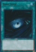 A "Yu-Gi-Oh!" trading card titled "Dark Hole [LEHD-ENB21] Ultra Rare." It is an Ultra Rare Normal Spell Card with an image of a swirling black hole at the center, surrounded by blue and black cosmic energy. The text at the bottom reads, "Destroy all monsters on the field." Various codes and copyright details are visible.