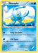 A Pokémon trading card featuring Manaphy (56/160) [XY: Primal Clash] from the Pokémon series. At the top, the Holo Rare card displays "BASIC" and "Manaphy" with 70 HP. The artwork shows Manaphy, an aquatic Pokémon with blue skin and yellow accents, in a water setting. Below, the card details two moves: "Deep Sea Swirl" and "Life Saver.