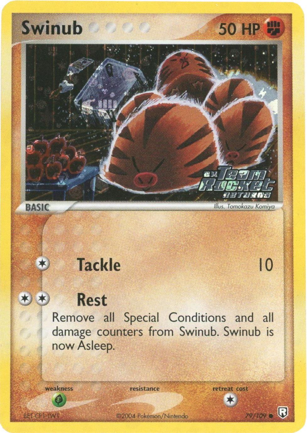 Swinub (79/109) (Stamped) [EX: Team Rocket Returns]