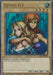 A Yu-Gi-Oh! trading card featuring "Gemini Elf [LART-EN039] Ultra Rare" from the Lost Art Promotion. The card depicts two elf twins; the blonde elf on the left appears sad or thoughtful, while the brunette elf on the right looks determined. This Ultra Rare card is labeled "[SPELLCASTER/NORMAL]" with ATK/1900 and DEF/900, and reads, "Elf twins that