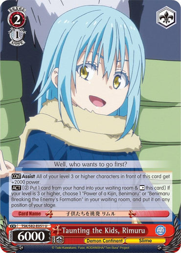 Taunting the Kids, Rimuru (TSK/S82-E051 U) [That Time I Got Reincarnated as a Slime Vol.2]