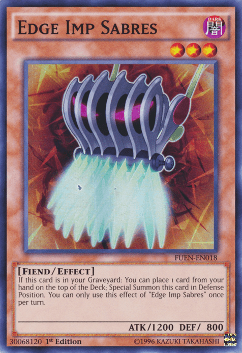 A Yu-Gi-Oh! trading card from the Fusion Enforcers series, 