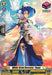 A fantasy character, "White Crow Sorcerer, Taxus (D-BT01/H39EN) [Genesis of the Five Greats]," from Bushiroad is depicted in detailed, colorful attire. He wears a magical, flowing cloak adorned with feathers and wields a staff. White doves surround him, enhancing the celestial atmosphere. He is part of the Keter Sanctuary collection within the Genesis of the Five Greats series.