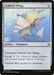 A Magic: The Gathering card named "Cobbled Wings [Ixalan]." This artifact equipment has an equip cost of 1 and grants the equipped creature flying. It showcases a colorful, patchwork flying apparatus with various cloth pieces and wooden structures, soaring in the sky, reminiscent of Ixalan’s ingenuity.