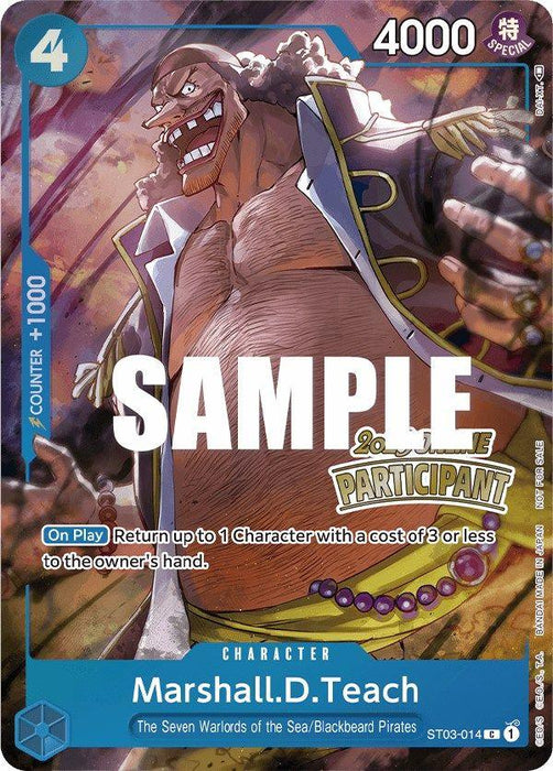 Marshall.D.Teach (Online Regional 2023) [Participant] [One Piece Promotion Cards]
