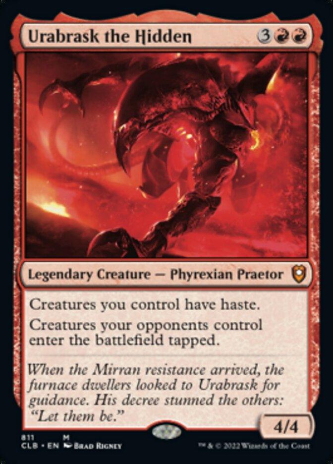 Urabrask the Hidden [Commander Legends: Battle for Baldur's Gate] is a Legendary Creature from 