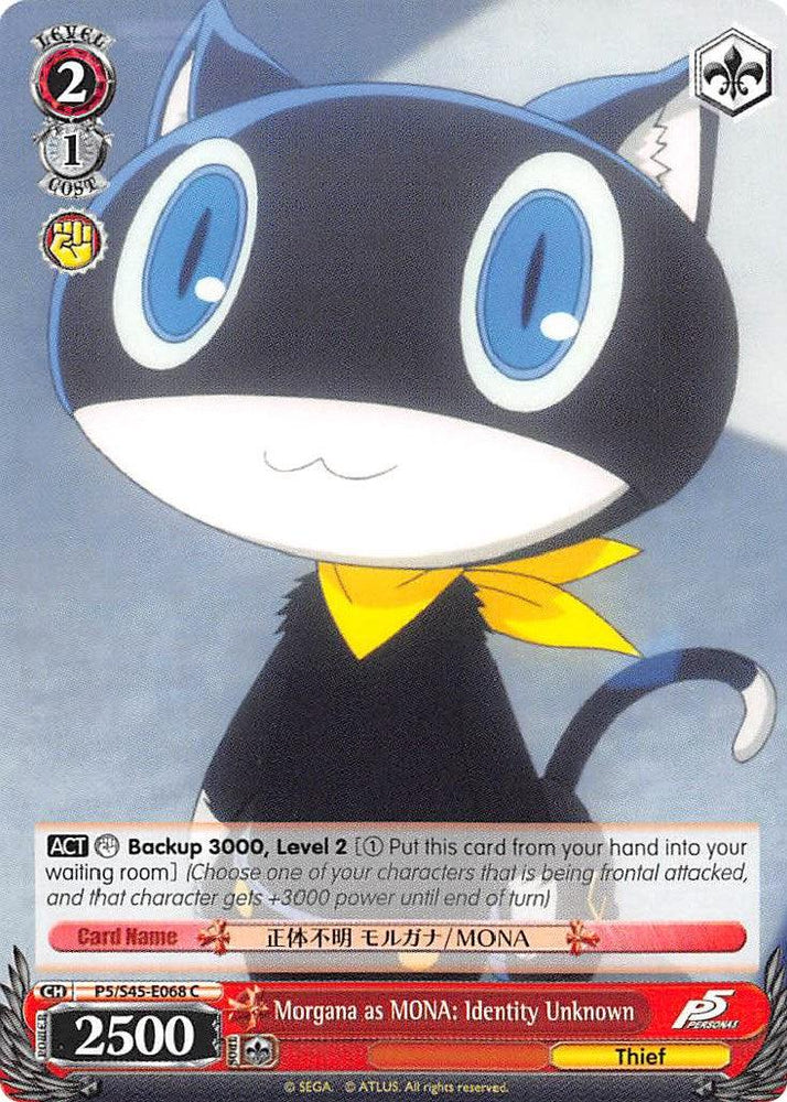 Morgana as MONA: Identity Unknown (P5/S45-E068 C) [Persona 5]