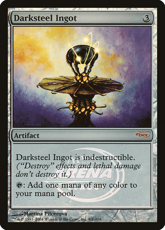 The image features a Magic: The Gathering card named 