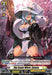 A trading card titled "Big Snake Witch, Solaria" (D-BT01/045EN) [Genesis of the Five Greats] by Bushiroad. This rare Genesis card depicts a white-haired witch with blue eyes, dressed in a black and white outfit with a large snake coiled around her. She is holding a staff and stands against a fantasy background, complete with text, stats, and a Clan symbol.