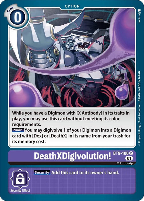 DeathXDigivolution! [BT9-106] [X Record]