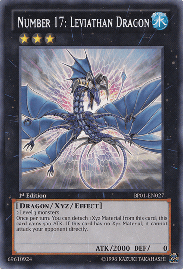 Number 17: Leviathan Dragon [BP01-EN027] Rare