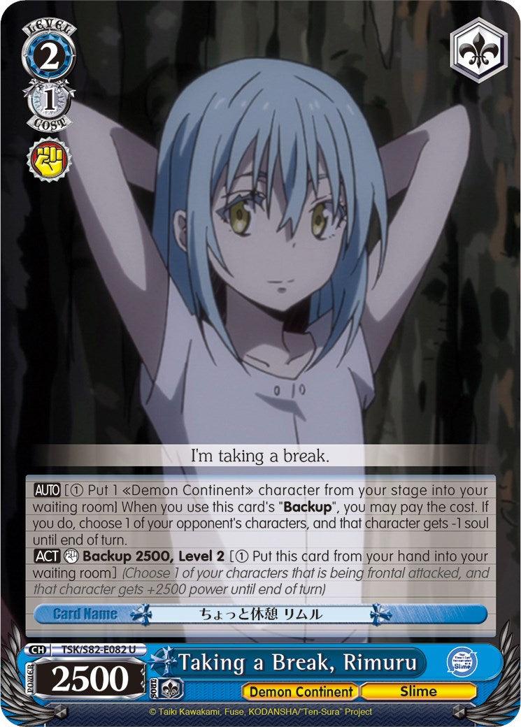 Taking a Break, Rimuru (TSK/S82-E082 U) [That Time I Got Reincarnated as a Slime Vol.2]