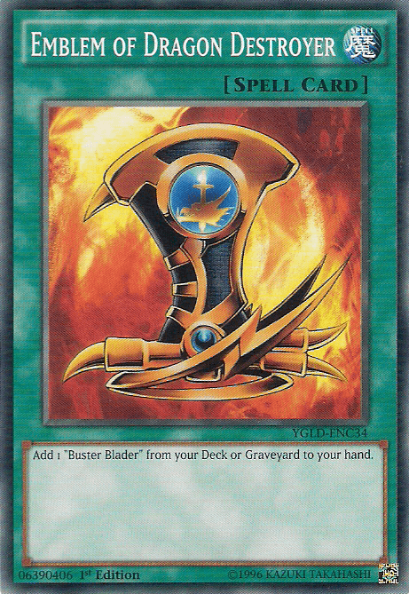 The image features a Yu-Gi-Oh! spell card named 