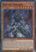 A Yu-Gi-Oh! trading card for "Bystial Saronir [DABL-EN007] Super Rare," a Super Rare Effect Monster. The card depicts a fierce, dark dragon with blue scales, wings, and claws emanating a dark aura. Text on the card describes its effect, attack (ATK 2500), defense (DEF 2000), and card type (Dragon/Effect). It is
