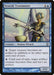 A "Neurok Transmuter [Darksteel]" Magic: The Gathering card depicts a robed Human Wizard with outstretched hands, emitting a magical aura towards a Darksteel bowl. The card is blue, costing two generic and one blue mana with a 2/2 power and toughness. It has two activated abilities altering artifact status.