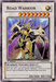 A Yu-Gi-Oh! trading card from the 5D's Starter Deck 2009 featuring the Ultra Rare monster "Road Warrior [5DS2-EN041] Ultra Rare". This Synchro/Effect Monster is depicted as a mechanical knight in golden armor, with a cape and a sword, standing in a battle-ready pose. It has 3000 attack points and 1500 defense points.