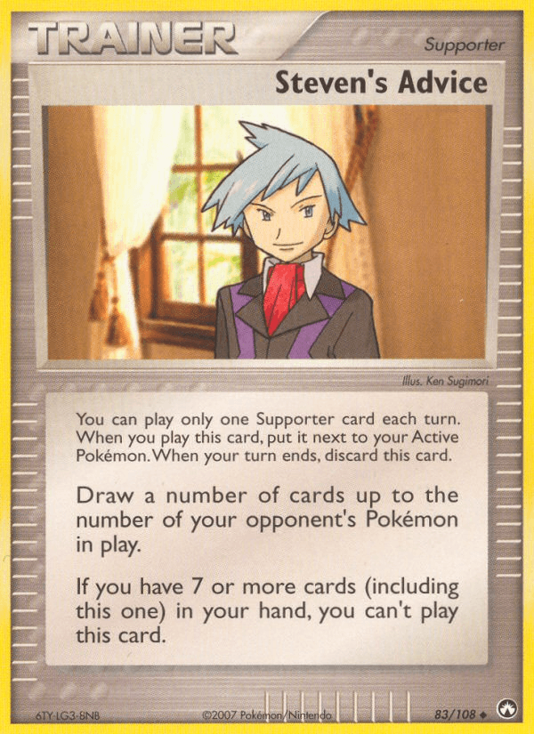 Steven's Advice (83/108) [EX: Power Keepers]