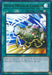 The image shows the Yu-Gi-Oh! trading card "Wave-Motion Cannon [DUDE-EN039] Ultra Rare," an Ultra Rare Continuous Spell Card. The artwork features a futuristic blue-green cannon with glowing energy and wires, firing a powerful beam. The card text describes its effect of inflicting 1000 damage for each Standby Phase passed.