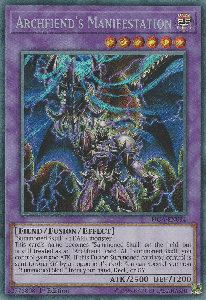 The image is a Yu-Gi-Oh! Secret Rare trading card titled 