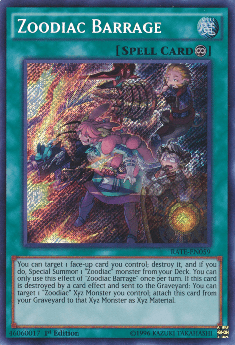 A Yu-Gi-Oh! spell card titled 