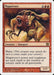A Magic: The Gathering card titled *Magnivore [Ninth Edition]* depicts a monstrous Lhurgoyf creature with multiple limbs and heads. The card, outlined in red, has a mana cost of two generic and two red mana. It boasts haste, with its power and toughness dynamically influenced by sorcery cards in all graveyards.