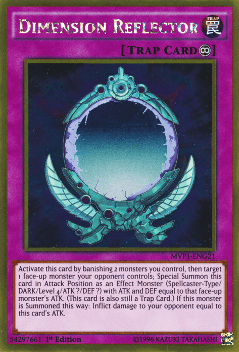 The Yu-Gi-Oh! Gold Rare Trap Card, 