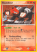 Image of a Houndour (60/109) [EX: Team Rocket Returns] Pokémon trading card. Houndour, a black canine with red eyes and a red snout, stands in a wooden room with picture frames on the wall. This common card has 50 HP and features abilities "Dark Lift" and "Firebreathing." The background is red and orange.