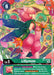 Trading card from the Digimon brand's Classic Collection Promos, featuring Lillymon [EX1-039] from the Digimon Illustration Competition Promotion Pack. This winged fairy Digimon is adorned with flower petals and green foliage elements. The colorful card showcases a background of flowers and vines. Stats include a Play Cost of 6, Digivolve Cost of 3, 7000 DP, and Level 5. Special abilities like Security Attack +1 are detailed below the image.