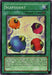 The image depicts a Yu-Gi-Oh! trading card named "Scapegoat [SDJ-041] Super Rare," featured in Starter Deck: Joey, with a green border indicating it is a Quick Play Spell. The artwork shows four colorful, fluffy, sheep-like creatures. The card text describes its effect of summoning "Sheep Tokens" in defense position on your side of the field.