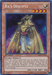 A "Ra's Disciple [DRLG-EN024] Secret Rare" Yu-Gi-Oh! trading card is shown. The Secret Rare card features an armored figure with a headdress and golden, Egyptian-themed attire. It is a 1st Edition Effect Monster with attributes including "Fairy/Effect," 1100 attack points, and 600 defense points. The card’s effect text is displayed below the image.