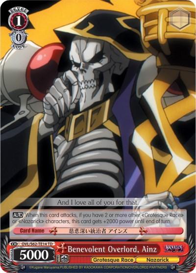 Benevolent Overlord, Ainz (OVL/S62-TE14 TD) [Nazarick: Tomb of the Undead]