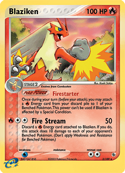 Blaziken (3/109) [EX: Battle Stadium]