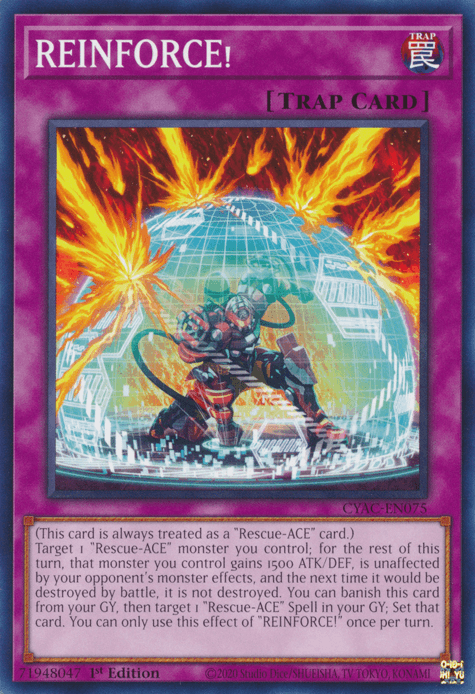 A dynamic Yu-Gi-Oh! Counter Trap card titled 