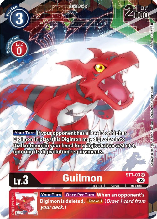 Guilmon [ST7-03] (Alternate Art) [Starter Deck: Beelzemon Advanced Deck Set]