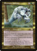 A Magic: The Gathering card titled "Phantom Nishoba [Judgment]" features an illustrated fierce Cat Beast Spirit. The card costs 5 colorless, 1 green, and 1 white mana. This Creature has trample and enters play with seven +1/+1 counters. Damage prevention mechanics and life-gaining abilities are included. Illustrator: Arnie Swekel.