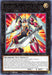 The image is of a Yu-Gi-Oh! trading card from King's Court titled "Number F0: Utopic Future [KICO-EN049] Rare." The card showcases an Xyz Effect monster, a mechanical warrior with glowing orange accents and wings, standing heroically against a radiant background. It features black borders and text detailing its attributes and effects.