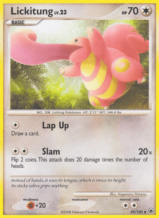 Lickitung (39/100) [Diamond & Pearl: Majestic Dawn]