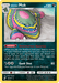 The image shows an Alolan Muk (84/181) [Sun & Moon: Team Up] trading card from the Pokémon series. Alolan Muk is illustrated in vibrant colors with a mix of purple, green, and yellow sludge-like body. The card includes the abilities and stats: 120 HP, Adventurous Appetite ability, and Gunk Shot attack. There's descriptive text at the bottom.
