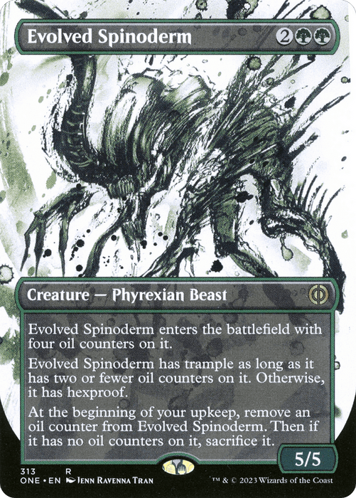 Evolved Spinoderm (Borderless Ichor) [Phyrexia: All Will Be One]