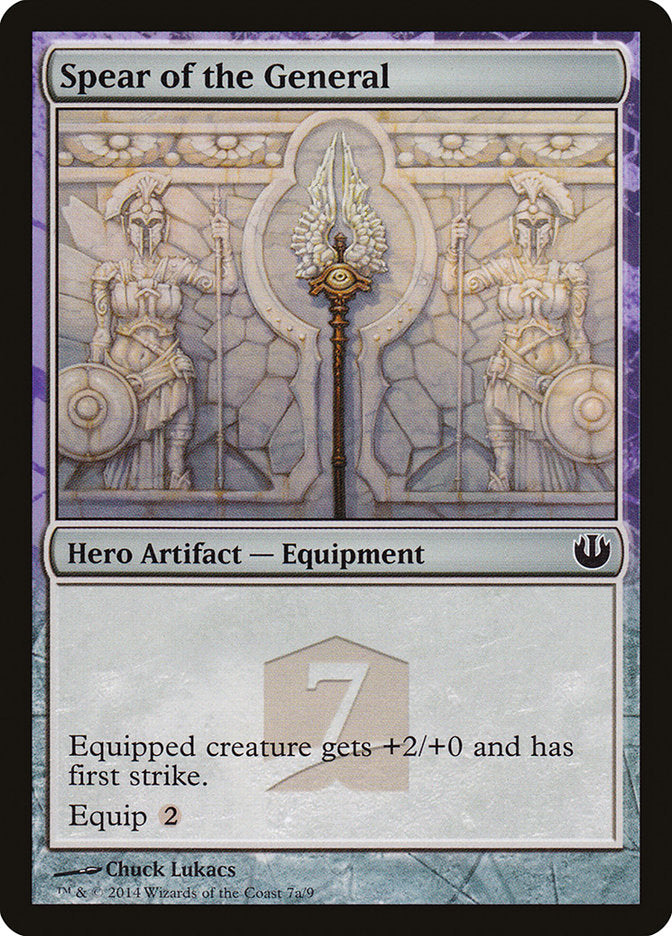 The image features a Magic: The Gathering card named 