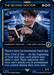 A Magic: The Gathering card featuring "The Second Doctor (Showcase) [Doctor Who]," a Legendary Creature and Time Lord Doctor from Magic: The Gathering. The illustration shows the Second Doctor holding a book titled "500 Year Diary." The card's abilities indicate players have no maximum hand size and detail other game effects.