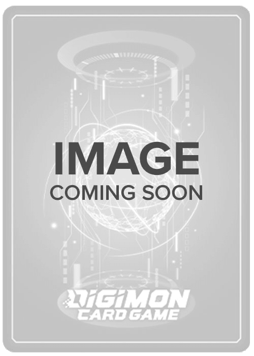 A placeholder image for the Digimon Card Game with the text "IMAGE COMING SOON" in bold, centered against a technical, futuristic background. Below this text, the Digimon logo is prominently displayed at the bottom center. The entire image is framed by a light grey border, hinting at exciting new releases like Gift of Darkness [BT13-109] from the Versus Royal Knight Booster Pre-Release Cards.