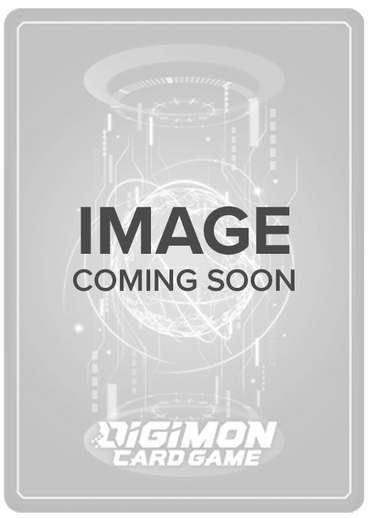 A grey placeholder card image is bordered with a blueish-grey frame. The card prominently displays the text "IMAGE COMING SOON" in the center. Below this, a white "Digimon Card Game" logo is centered near the bottom, featuring stylized lettering and a minimalist design, hinting at upcoming Salamon [BT13-048] [Versus Royal Knight Booster Pre-Release Cards].