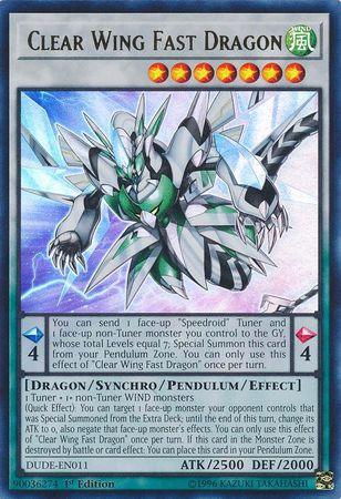 Clear Wing Fast Dragon [DUDE-EN011] Ultra Rare