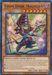 Image of a Yu-Gi-Oh! card titled "Toon Dark Magician [LDS1-EN067] Common." The card features a stylized, cartoonish magician dressed in dark purple armor with a tall, pointed hat, holding a glowing green staff. The background features stars and magical symbols. Below the image are the card's details, effects, ATK 2500, and DEF 2100 stats from the Legendary.