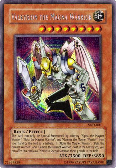 Valkyrion the Magna Warrior [SDD-001] Secret Rare