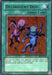 A Yu-Gi-Oh! Ultra Rare Normal Spell Card titled "Delinquent Duo [SRL-EN039] Ultra Rare." It features two mischievous-looking creatures, one pink with a yellow number 1 cap and the other blue with a green number 2 cap. The card text reads: "Pay 1000 Life Points. Your opponent randomly selects and discards 1 card from his/her hand and then selects and